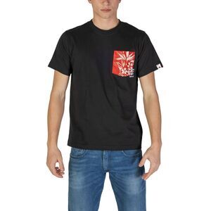 Replay Floral Pocket TShirt Men black Shirts